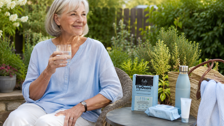 Managing Incontinence in the Summer Heat: Skin, Hydration and Confidence