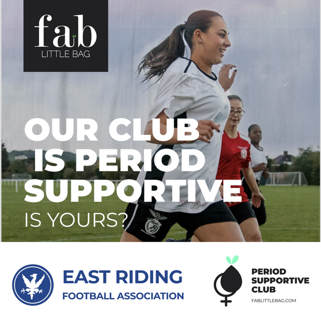 East Riding County FA, our club is period supportive